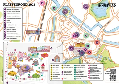 A PLATTEGROND STAD