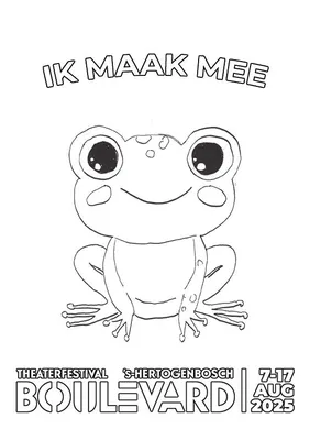 Raamposter kikker