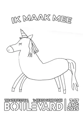 Raamposter paard